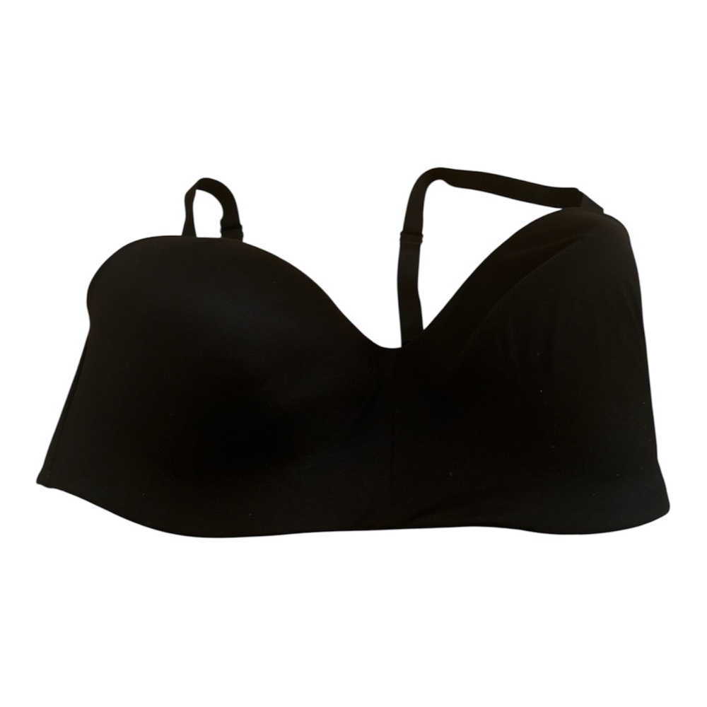 Wacoal 854372 Staying Power Strapless Lined Wire Free Bra US Size 36DD Black - Picture 3 of 4